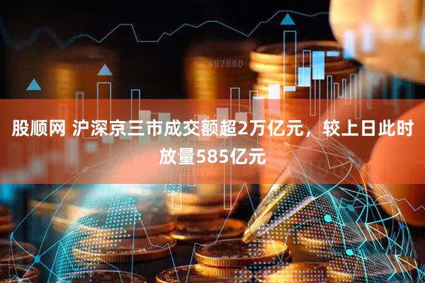 股顺网 沪深京三市成交额超2万亿元，较上日此时放量585亿元